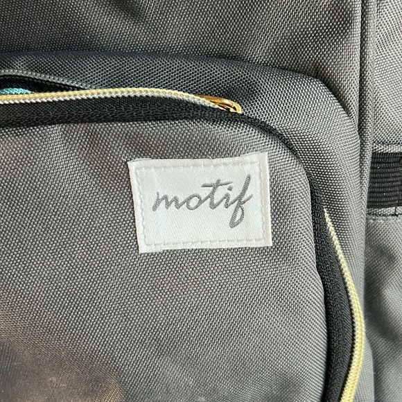 Motif breast milk backpack Gray - Picture 3 of 8